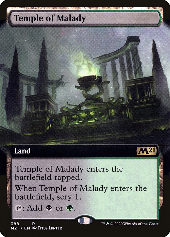 Temple of Malady (Extended) [Core Set 2021]