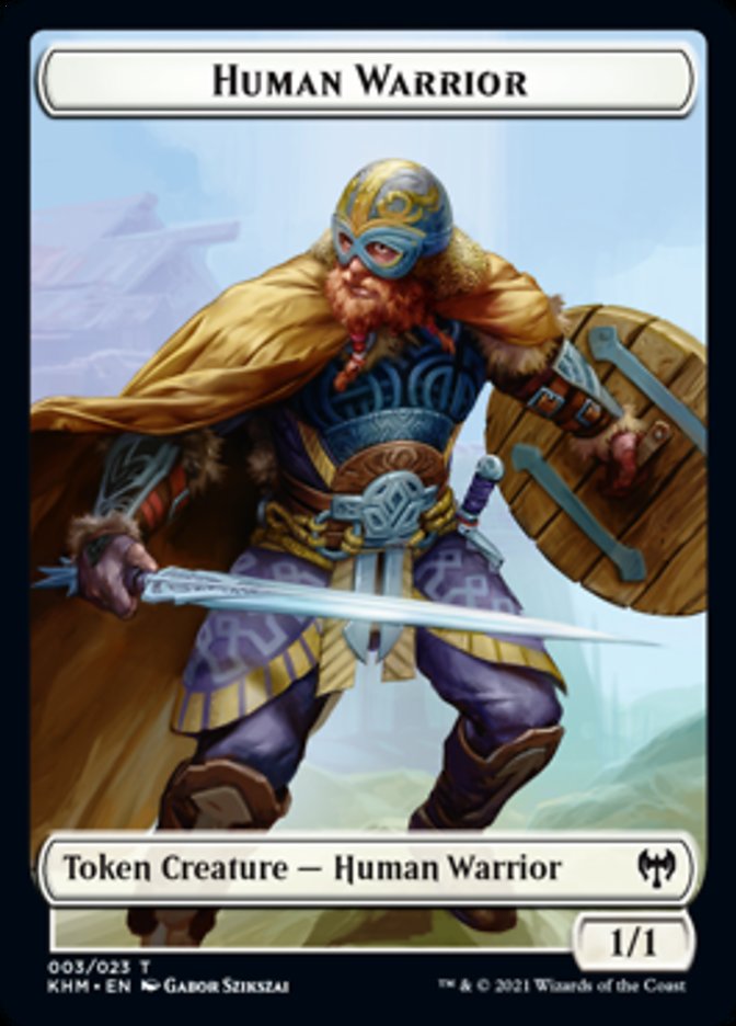 Human Warrior [Kaldheim Tokens]