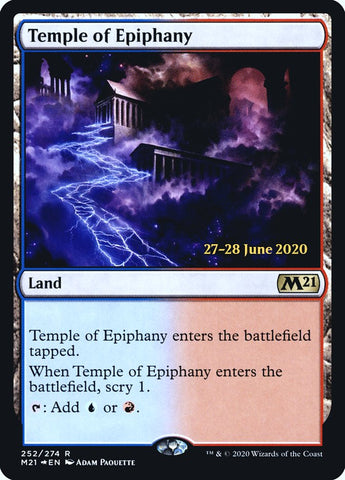 Temple of Epiphany  [Core Set 2021 Prerelease Promos]