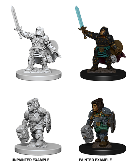 D&D Nolzur's Marvelous Miniatures: Dwarf Paladin (Female)