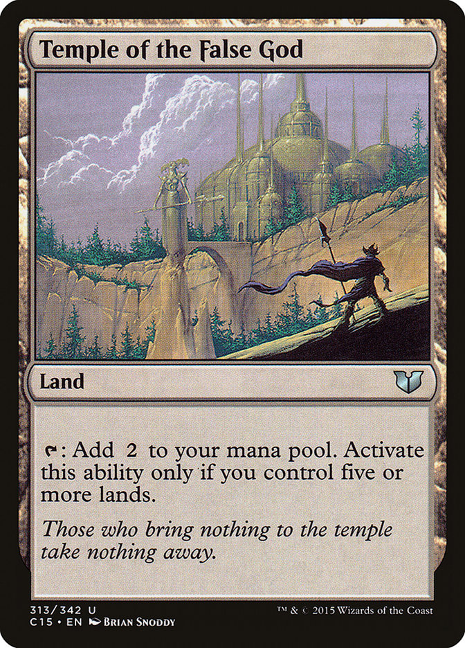 Temple of the False God [Commander 2015]